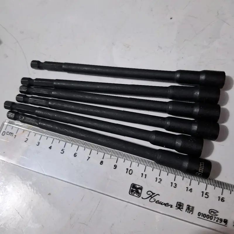 đầu chụp bulong 13-15-17-19mm dài 8cm gắn máy bắn vít 6