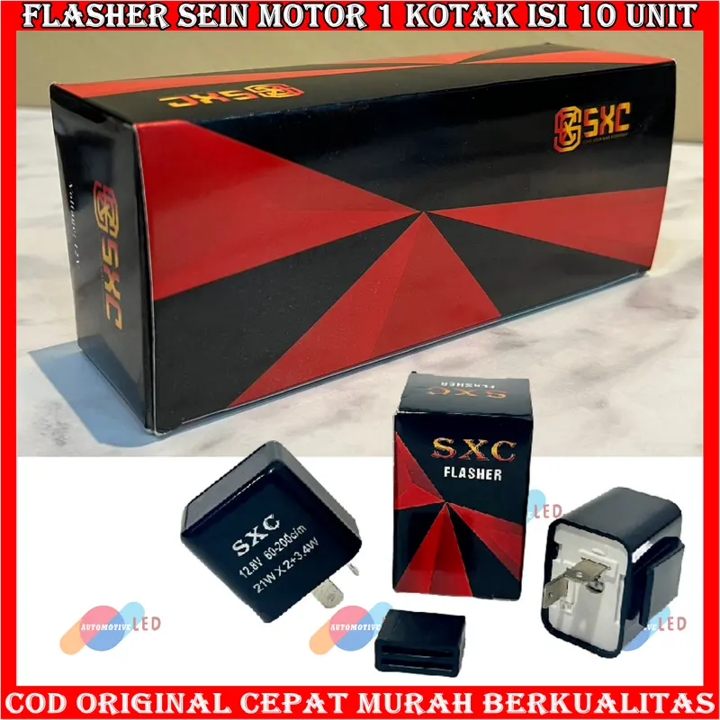 ORIGINAL FLASHER SEN CR7 FLASHER SEN SXC FLASHER SEN MOTOR UNIVERSAL BUAT MOTOR 5