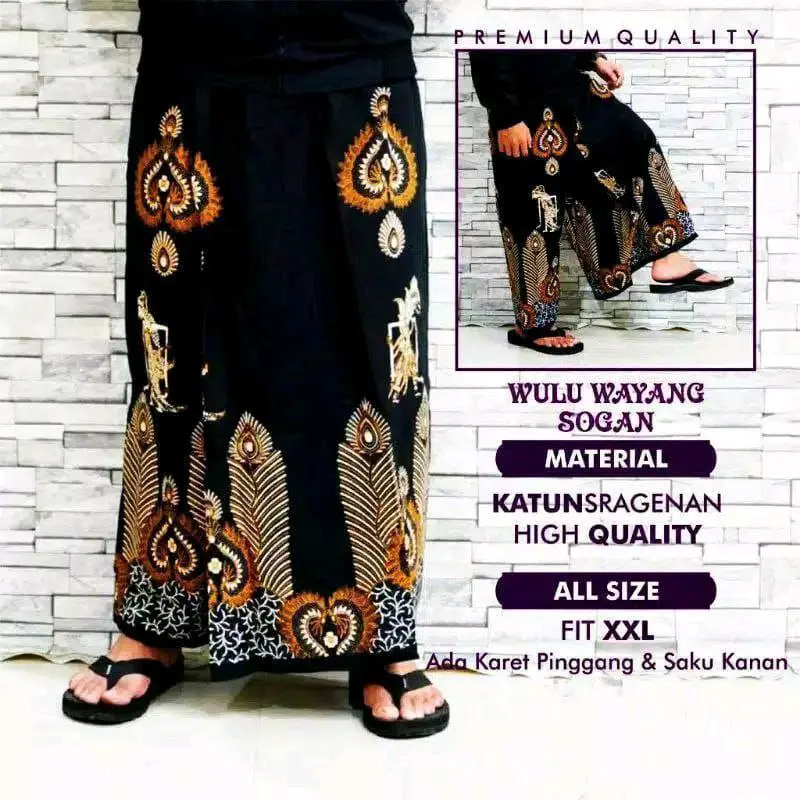 Celana Sarung Hitam Polos Pria Dewasa # Celana Sarung Polos Panjang Dewasa Bahan Katun Rayon adem Dipakai#Celana sarung batik pria wanita dewasa 5