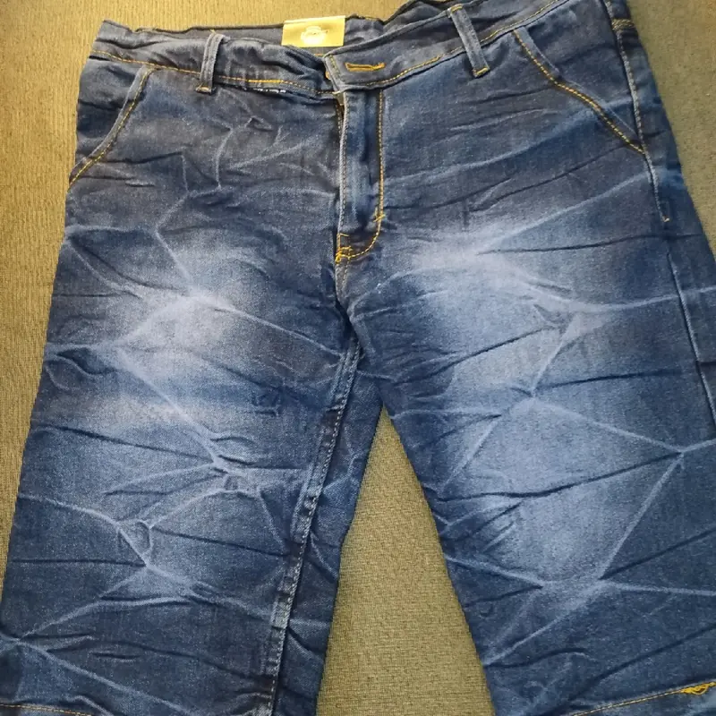 Celana jeans pendek motif pecah beling Pria Dewasa Denim celana Distro Cowok Melar 4