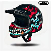 Gambar J.Steady Helm Full Face JS Cakil Cewek/Cowok Paket Ganteng Helm Cross Trail Dewasa Kece Motorcycle Sporty Motif Dragon Perlindungan Maksimal - Black glossy motif dragon , ALL SIZE dari JS OFFICIAL_NEW Kab. Tangerang 4 Tokopedia