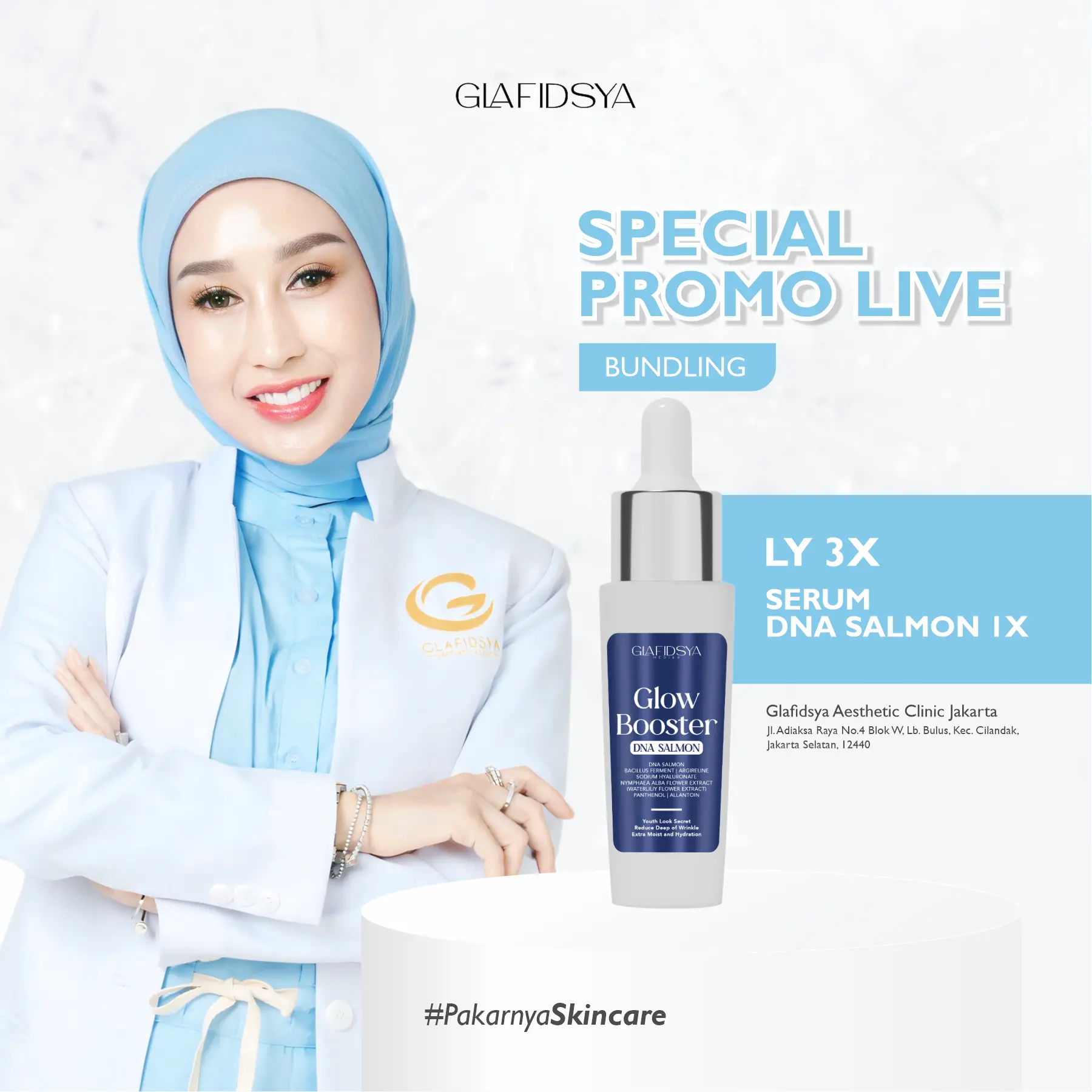GLAFIDSYA - Serum DNA Salmon + Ly 3X