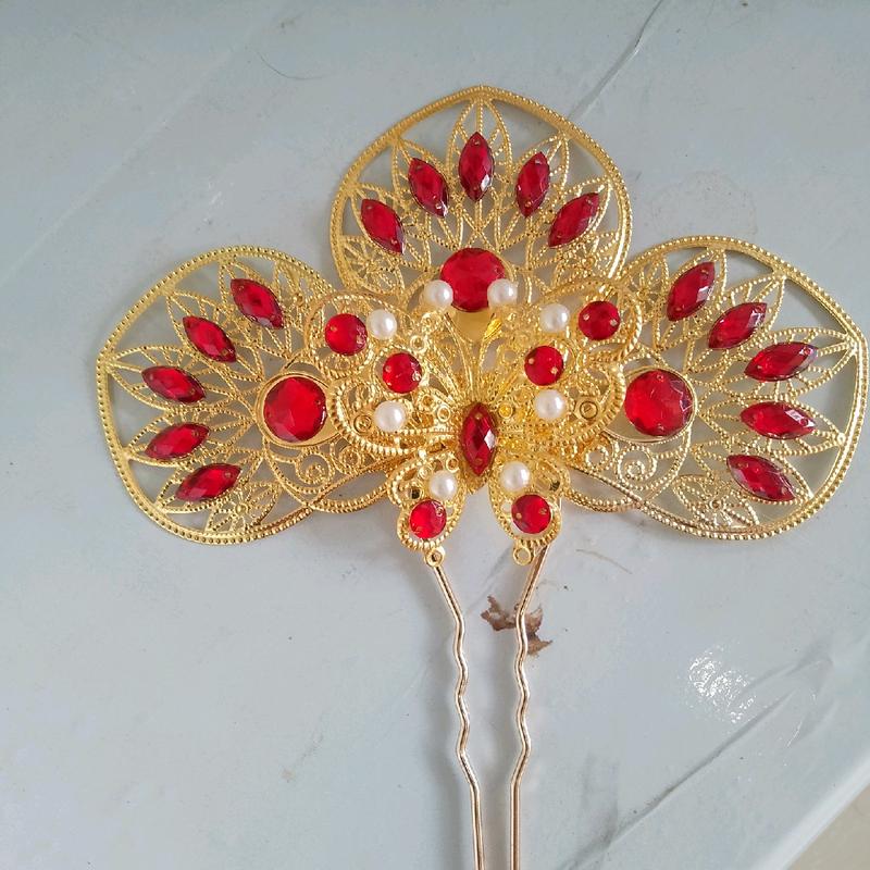 cucuk sanggul/Tusuk Konde Modern Elegan untuk Tari Pentas Karnaval dan Acara Resmi - Clips Aksesoris Jedai 7