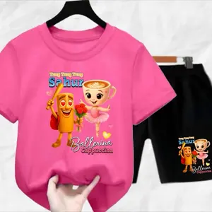 COD setelan  Anak TUNGTUNG SAHUR & BALLERINA CAPPUCINA usia 2 -10 tahun  fashion