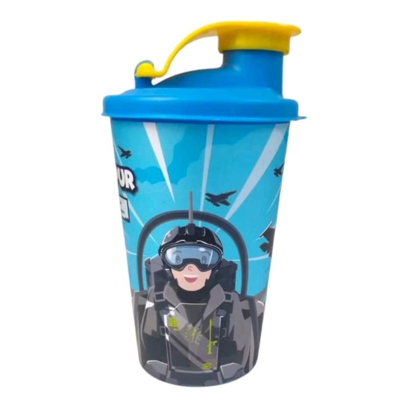 Botol Minum Anak Biggy Fun 300 ml Gambar Profesi - 4 Warna Tersedia - Plastik - Souvernir Ultah - Hadiah Lomba - thumbler anti tumpah Souvenir Tumbler Bottles Kitchenware Water 3