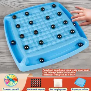 20/30/40 PCS Chess Game Magnet Catur Chess Board Permainan Papan Magnetik Pertempuran Magnetic