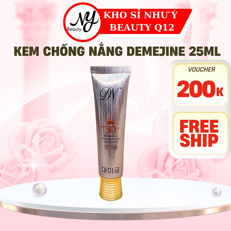 DEMEJINE Kem Chống Nắng SPF 50+ PA+++ 25ML Chăm Sóc Da Women Sunscreen