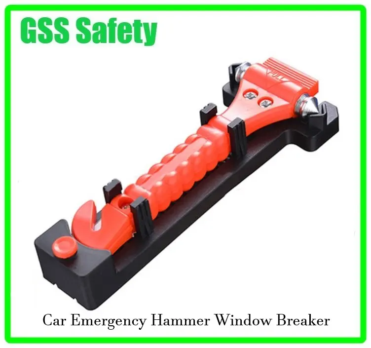 Car Emergency Hammer - Safety Escape Glass Window Breaker Seat Belt Cutter Tool 3
