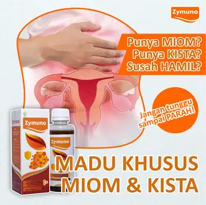 Zymuno Madu Khusus Miom & Kista 1 Botol 200ml Solusi Herbal Mengempiskan Miom Kista Original - Halal BPOM [suplemen kesehatan murah]