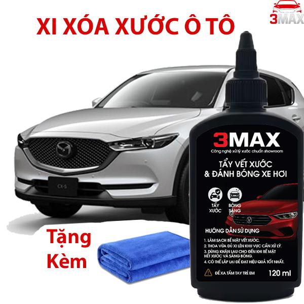  Xi Xóa Vết Xước Ô Tô Xe Máy Chính Hãng 3Max - Tặng Khăn Lau Chuyên Dụng  - Dung dịch tẩy ố sơn xe - Kem đánh bóng crom ô tô 