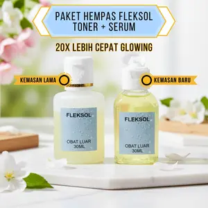 Toner Fleksol Penghilang Flek dan Noda Hitam  Mengencangkan Memutihkan Forte ori bpom obat