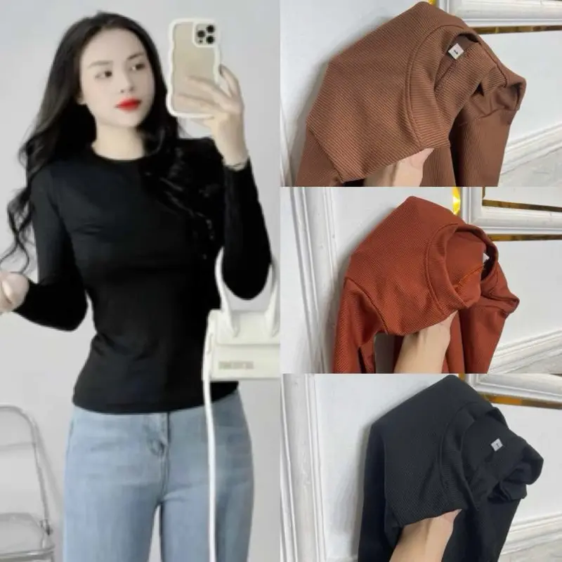 ÁO THUN CỔ TRÒN FROM DÀI GẦN TĂM Nữ ( SIZE 1) 40-55kg TUỲ CHIỀU CAO