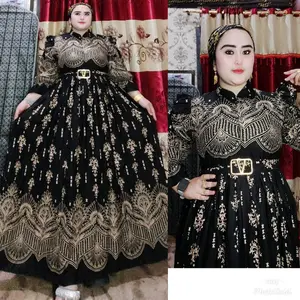 Dress Queensha Rayon Diamond Motif Wanita