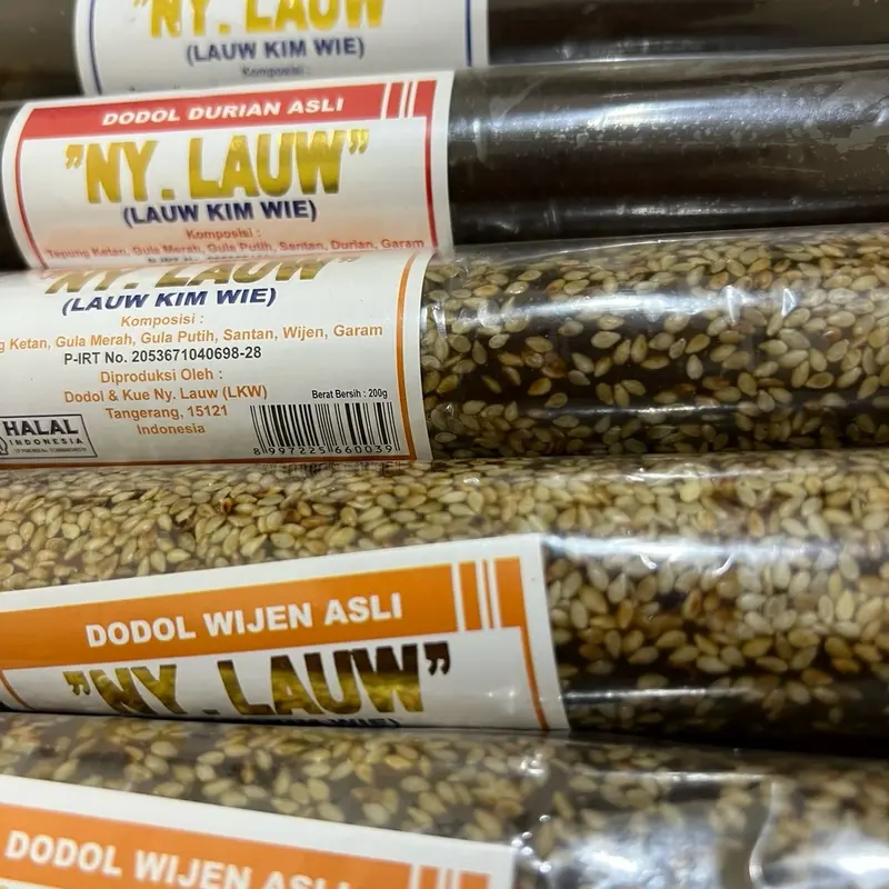 Dodol Ny Lauw (Lauw Kim Wie) Halal Tradisional Asli Khas Tangerang Betawi 200 gr 2