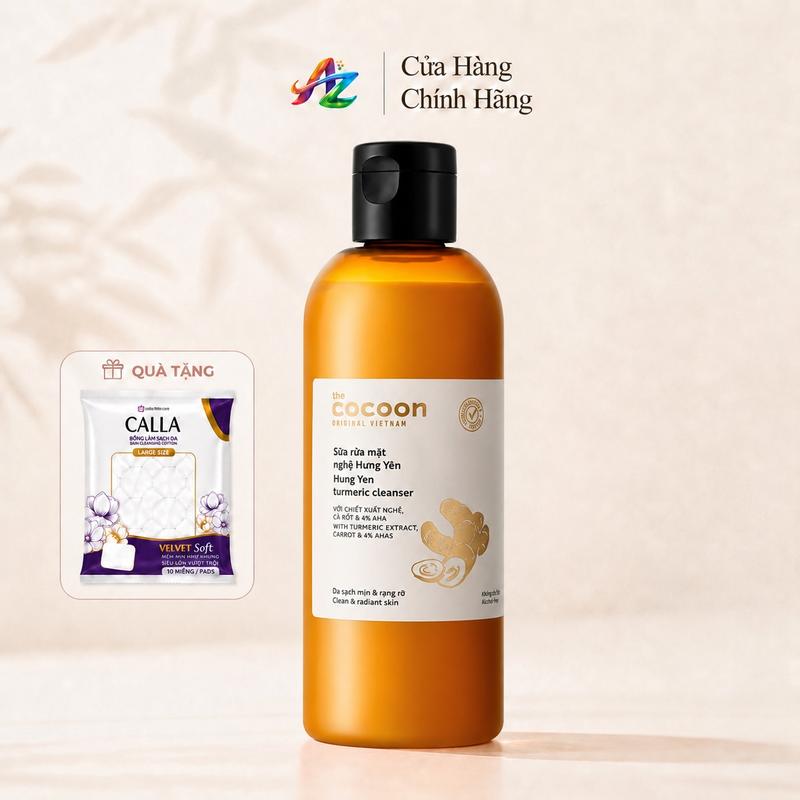 Bigsize - Sữa rửa mặt nghệ Hưng Yên Cocoon giúp da sạch mịn và rạng rỡ 310ml