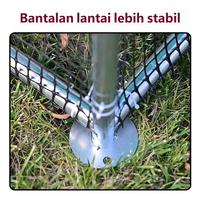 Gambar 【4.4】Kandang Ternak Ayam Bebek Kelinci Anti Angin Hujan dan UV Kapasitas Besar Dibersihkan - L100cm*W100cm*H140cm dari PaPaPet.id Kab. Tangerang 5 Tokopedia