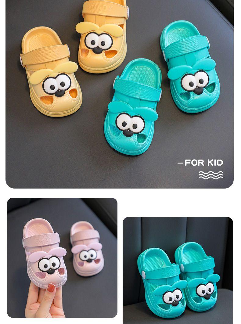Product Introduction of Dép Lê Trẻ Em, Thời Trang, Thích Hợp Cho Mùa Hè, Sử Dụng Trong Nhà, Chống Trượt, Đế Mềm, Cho Em Bé Trai Và Em Bé Gái, Thoáng Khí, Kiểu Guốc, Kín Ngón Chân, Thích Hợp Sử Dụng Tại Nhà Sandal 14
