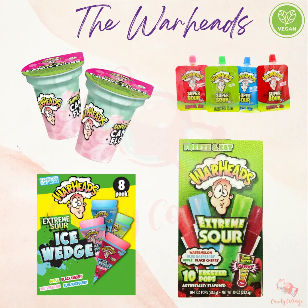 Candy Cottage x The Warheads - Sour, gummy, Extreme sour