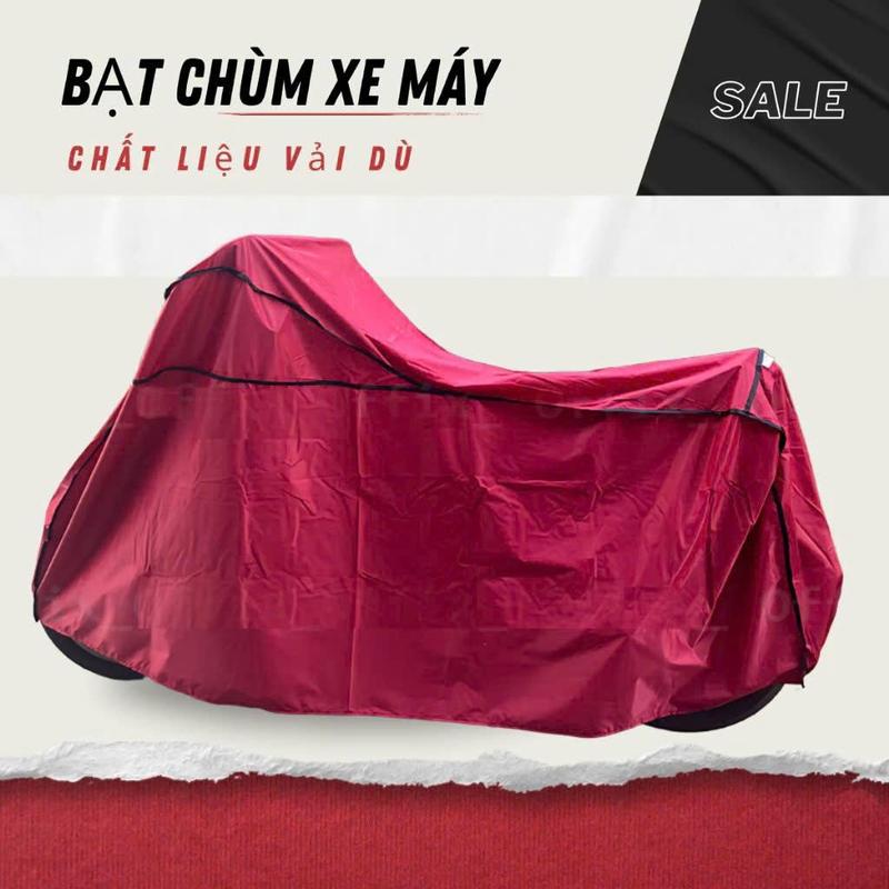 Bạt phủ xe máy che nắng che mưa loại dày dặn 220X115cm Rakunet, Bạt nhựa EVA che xe chống trầy xước