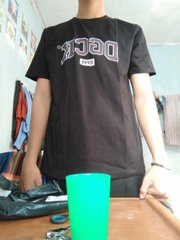 Product Review of T-shirt Kaos Distro Baju Pria Cowok Nyaman Casual Katun Polos Hitam Polos Dewasa Kerah C071  Combed Keren from ~**✓ 3