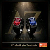 Gambar CINCIN PRRMATA KING BLUE SAFIR CASUAL• BLACK ORIGINAL - 6,7 dari azzaim stone Kota Administrasi Jakarta Timur 3 Tokopedia