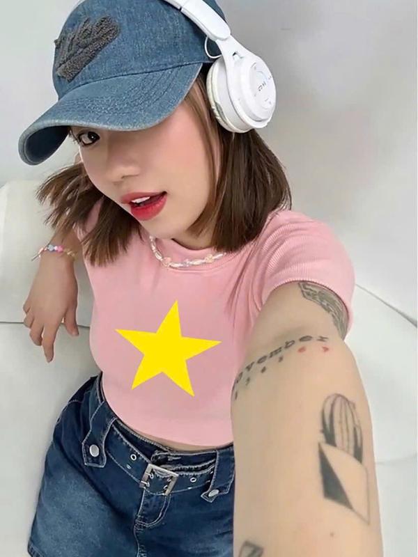 Áo croptop in hình ngôi sao Việt Nam siêu xinh giá hạt dẻ 7