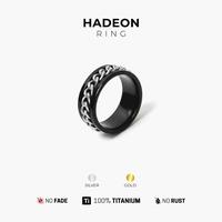 Gambar Treera Hadeon Cincin Hitam Silver Gold Pria Titanium Keren Modern Anti Karat Original Premium 100% Titanium 316L Garansi 100% - Silver, 7 dari Treera Indonesia Kota Surabaya 1 Tokopedia
