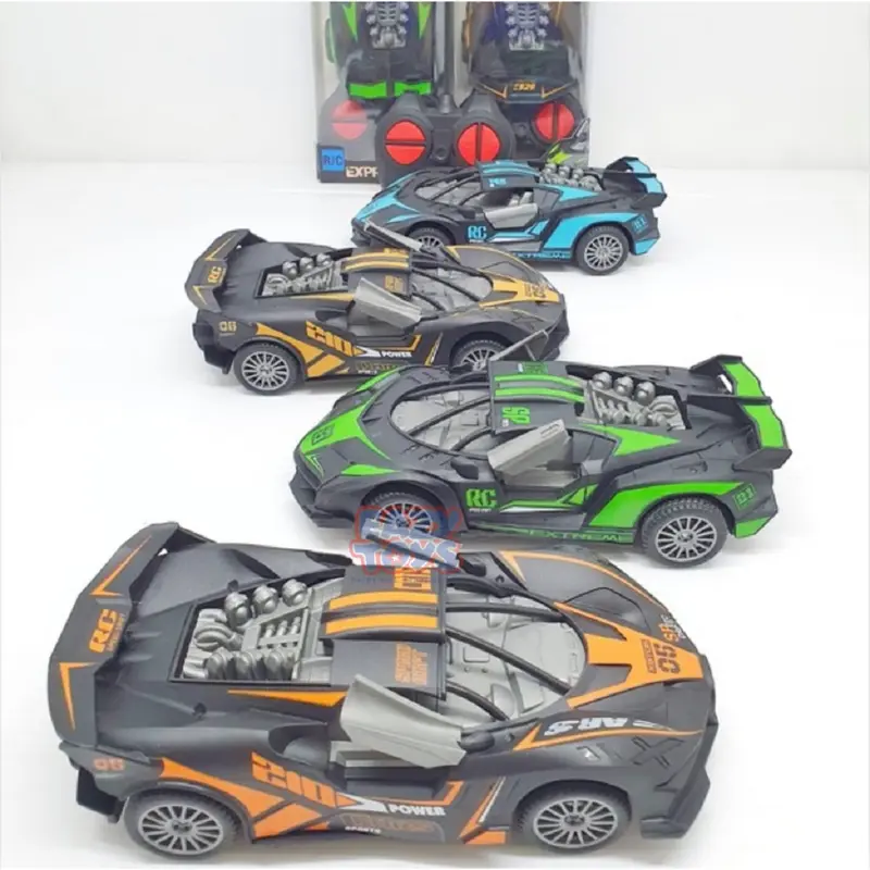 Mainan Anak Mobil Remote Control Lambor Hitam Skala 1:22 Speed Car - Mainan Anak Mobil Remote Control - Toys Mesin Perkembangan Anak Red 5