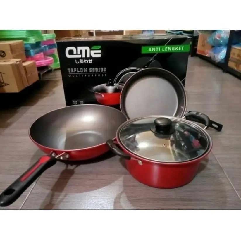 Panci set anti lengket ready stock PANCI SET