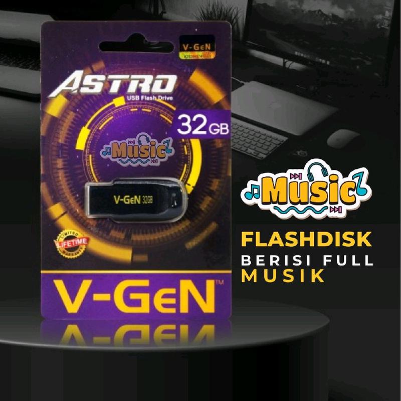 Flashdisk Music MP3 MP4/V-gen 32 GB / Bisa untuk Mobil / TV / Speaker aktif - Bonus OTG dan Stand Hp Storage 7