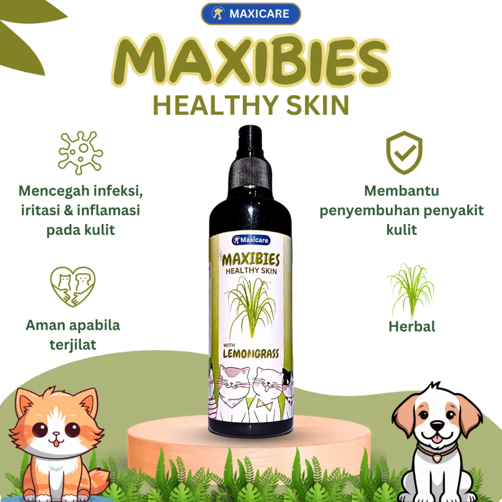 Maxicare Obat Jamur Scabies Kucing Anjing Kelinci Obat Anti Scabies Anti Kutu Obat Jamur Pada Kucing Anti Bakteri