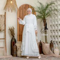 Gambar GAMIS OZIAS BROKAT RENDA 10018 LD 105 120 140 I Gamis Kondangan Wanita I Gamis Fashion Lebaran I Gamis Bini Orang - Hitam, LD 105 dari Ozias.id Kota Administrasi Jakarta Barat 4 Tokopedia