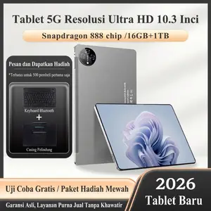 2026 H13 Pro 10.3" Tablet [16GB+1TB]Ultra-tipi l Tablet cerdas HD I Hiburan Kantor1Pengalaman Pro Layaknya PCI120Hz OLEDRealColor FullView Display I
