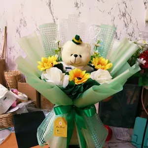 Rina Florist buket boneka sppi. buket bunga.