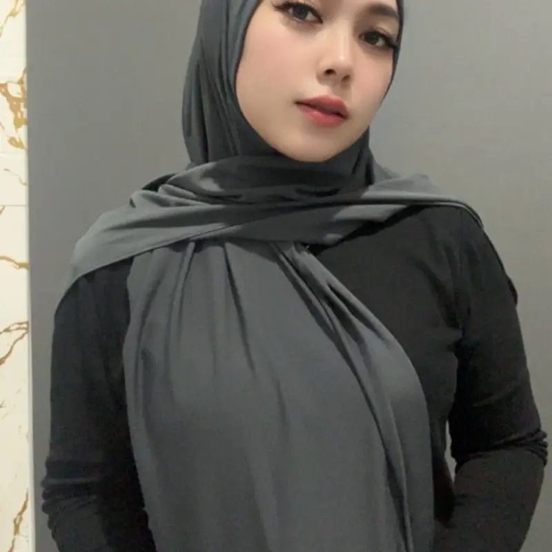 PASHMINA INSTAN OVAL JERSEY SUPER PREMIUM BY DHEMODE HIJAB 3