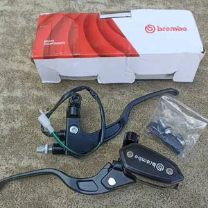 MASTER  BREMBO SILVER MRCB UNIVERSAL SEMUA MOTOR 1 SET KANAN KIRI Motorcycle Sepeda handle rem vario 150 traction crf tabung