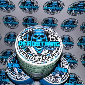 Gelasan Senar Mati MATOT  022/DEADSTRING BLUE  by 1QATAR 2000yard khusus turnamen Tajam