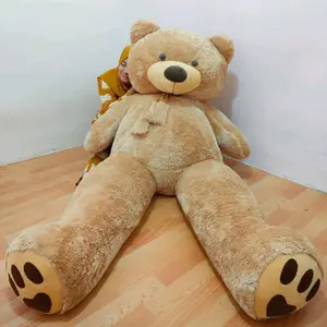Boneka Beruang Teddy Bear jumbo Syal Telapak 1,5 m Boneka Lucu besar Hadiah Dolls