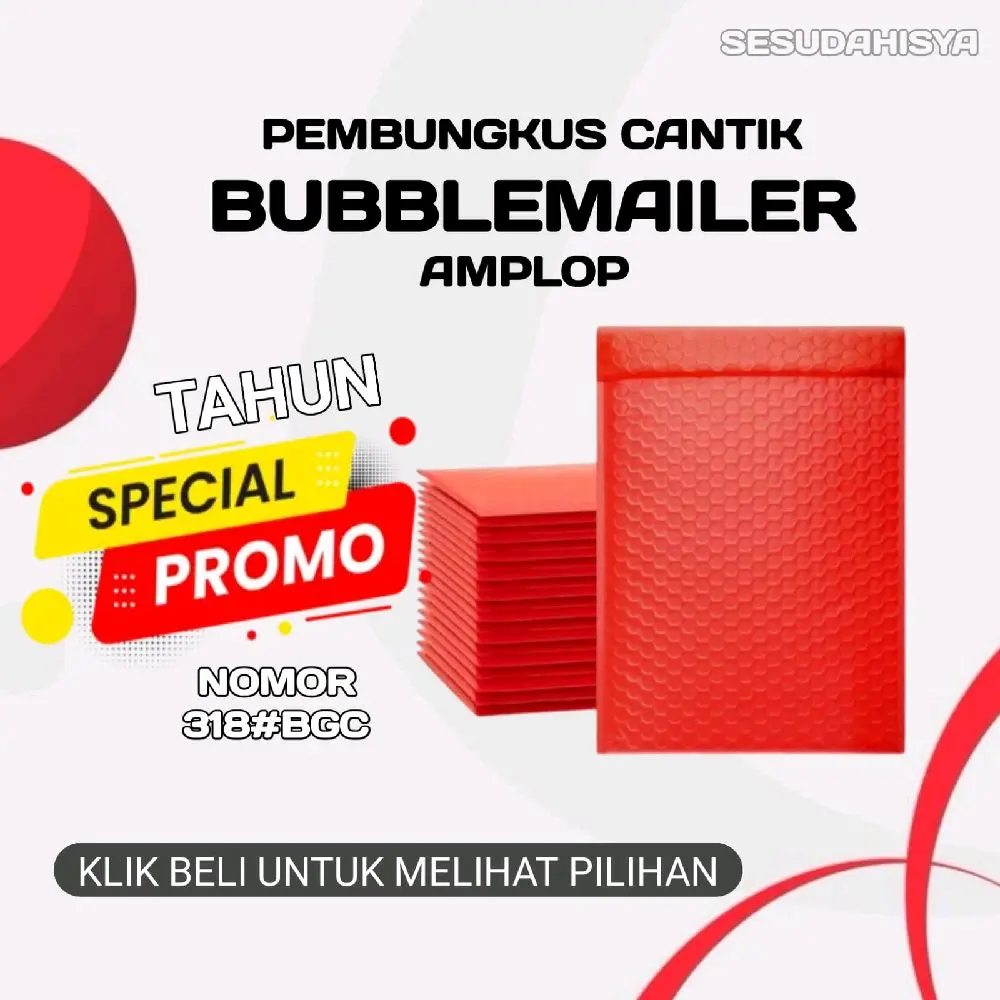 #BGC318 Pembungkus Kado Amplop BubleMailer 5 lapisan Pelindung Waterproof