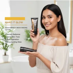 HAVARYU SKIN MAKE IT GLOW Lotion Memutihkan & Melembabkan Tangan Leher BPOM Ceramide Extract Aloe Vera Extract Centella Extract Apple Stem Cell Mencerahkan Kulit Kaki dan Seluruh Tubuh & Juga Sebagai Hand Lotion 60 Ml