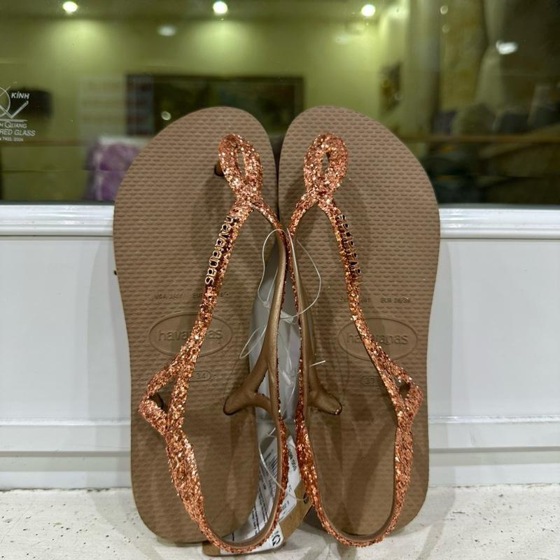 SANDAL NỮ LUNA PREMIUM LUNA KIM TUYẾN SỢI NHÀ THIÊN TRANG CAO SU . NGOÀI TRỜI . ĐI BIỄN . DU LỊCH . 4 MÙA . ĐI TIỆC