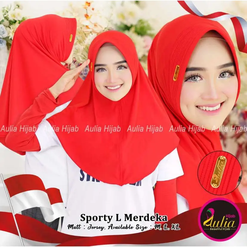 JILBAB SPORTY JERSEY PREMIUM / HIJAB INSTAN JERSEY