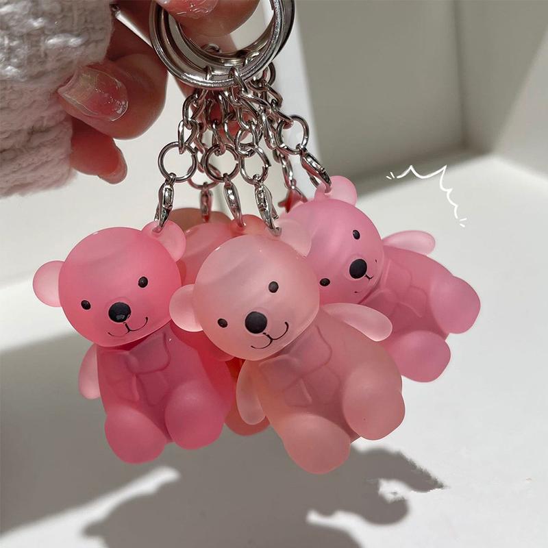 Product Introduction of 1Pc Bear Shape Lovely Keychain Lip Glaze Matte Silky Velvet Long Lasting Lipstick Waterproof Non-Stick Cup Lip Mud Lip Cosmetic for women beauty to choose 28