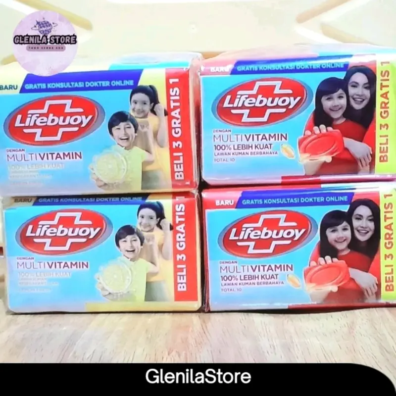 Sabun Lifebuoy 100gram (beli 3 gratis 1) Lemon Soap 4