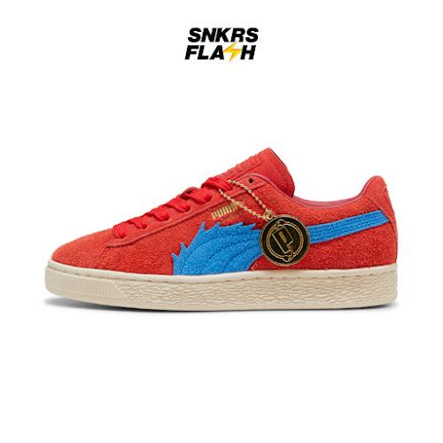PUMA Suede X One Piece Buggy Red Blue - 39652001 — alternate view