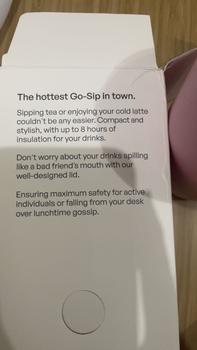 Product Review of [Domma] 480 ml Go-Sip Tumbler Double Wall Stainless Steel Insulated Water Bottle Botol Minum Thermos Kopi Teh Mug Vacuum from 🌻**✨ 0