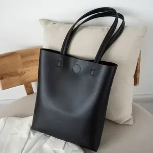 Tas totbeg dakor tas kuliah wanita kulit sintetis terbaru Sekolah Tote Totebag