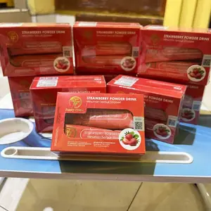 Strawberry powder drink ff by fenny frans