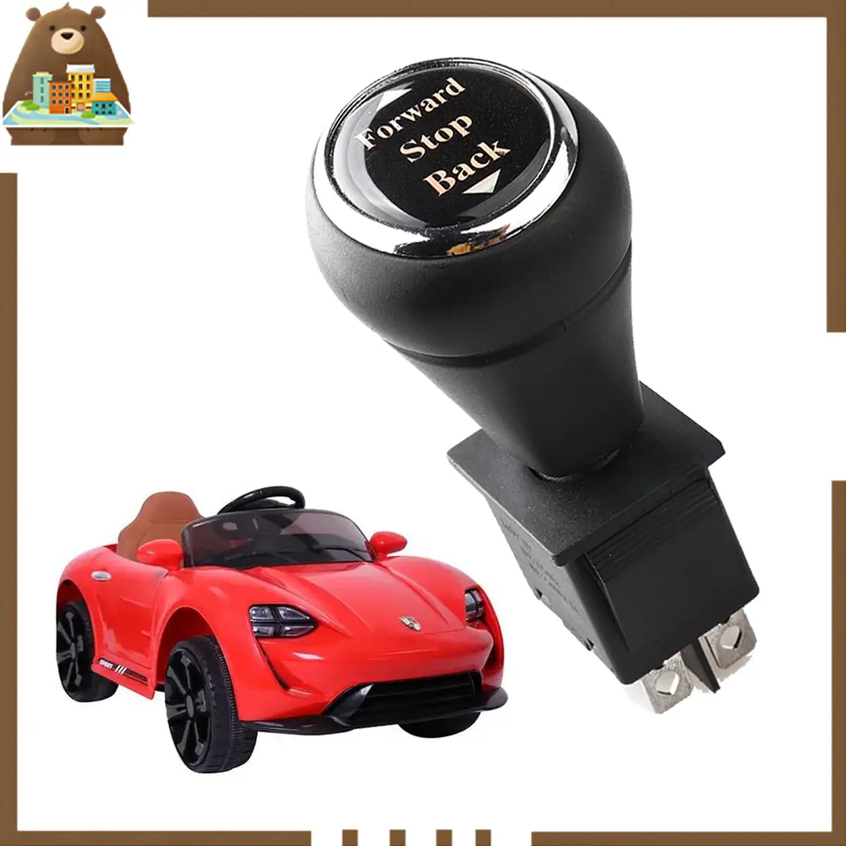 Switch Saklar Maju Mundur Mobil Aki 6 Pin Tombol On Off On Mobil Anak Sparepart Tuas Maju Mundur Mobilan Aki