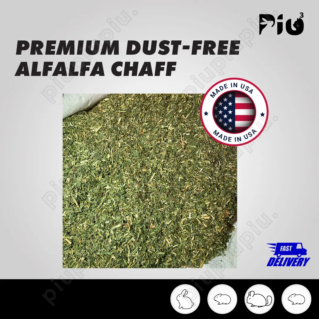 [24HR SHIP] PREMIUM DUST-FREE ALFALFA CHAFF Wheaten Imported Lucerne Hay Chaff Rabbit Guinea Pig Chinchilla Food